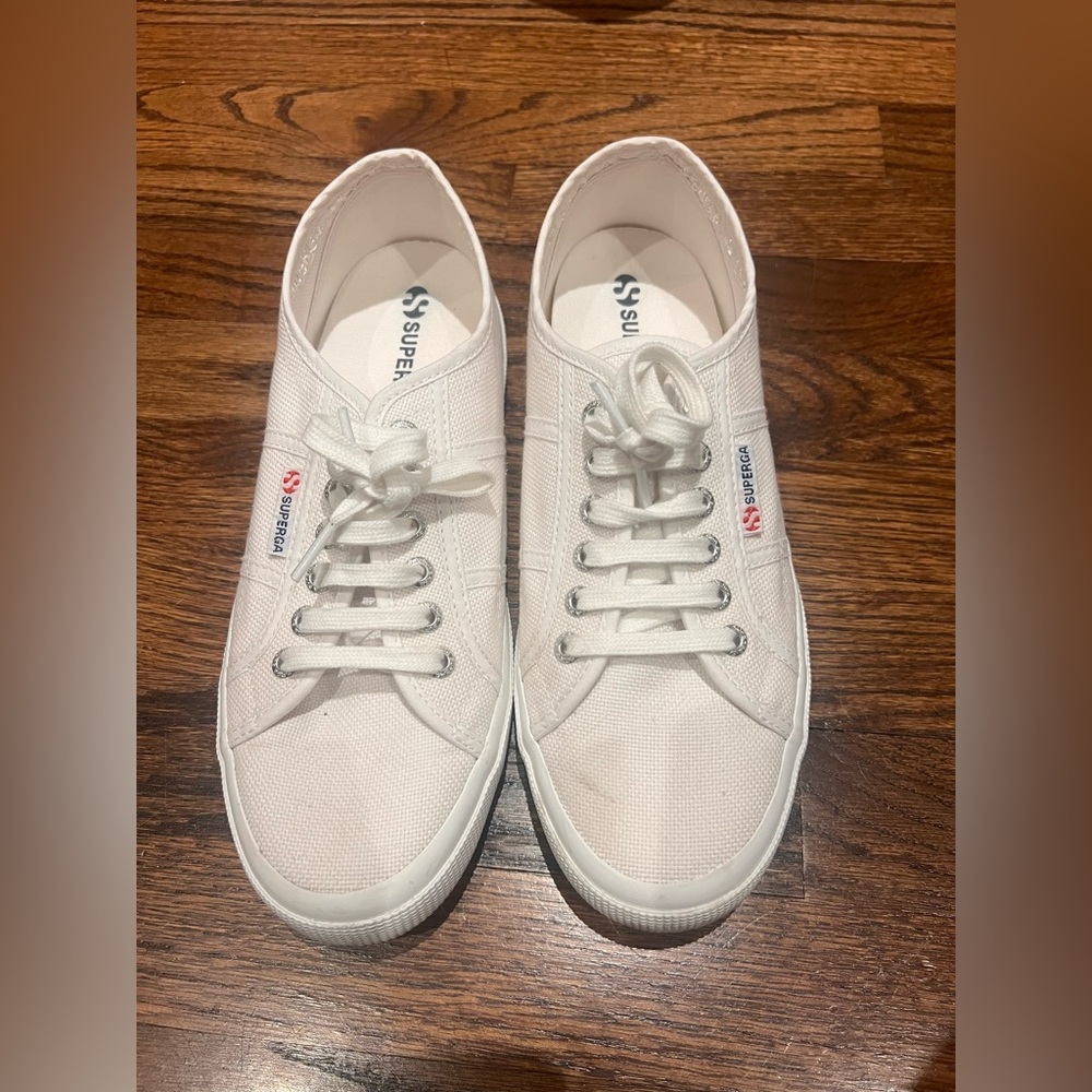 EUC Superga 2750 Cotu Classic Sneakers - White - Picture 2 of 7